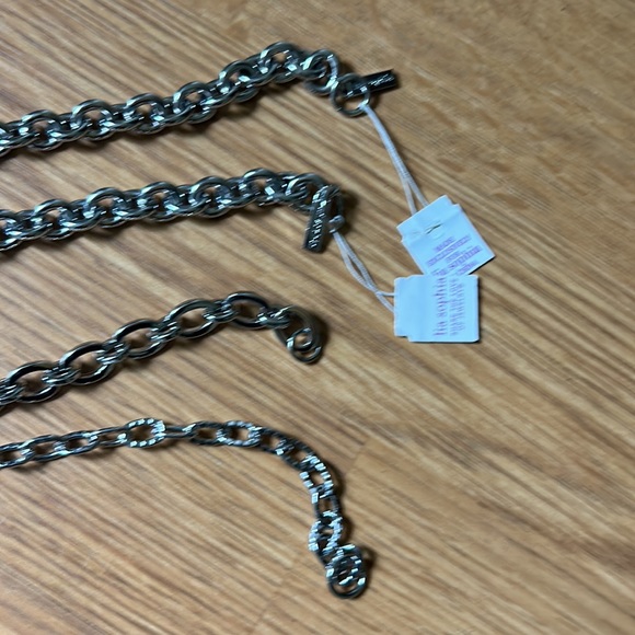 LS 5th style in the DIY collection of necklaces. 4 chains silver plated rhodium - Picture 14 of 14